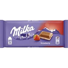 Ciocolata Milka 100G Crema Capsuni