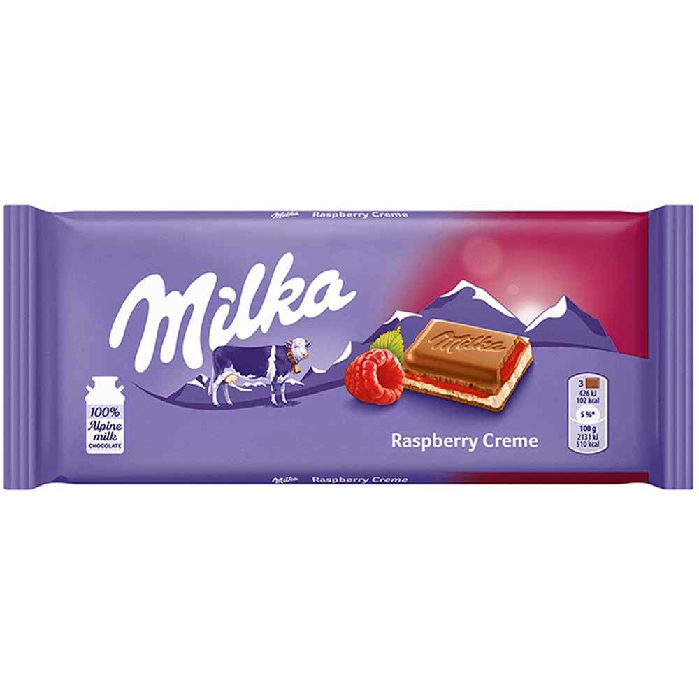 Ciocolata Milka 100G Crema Zmeura