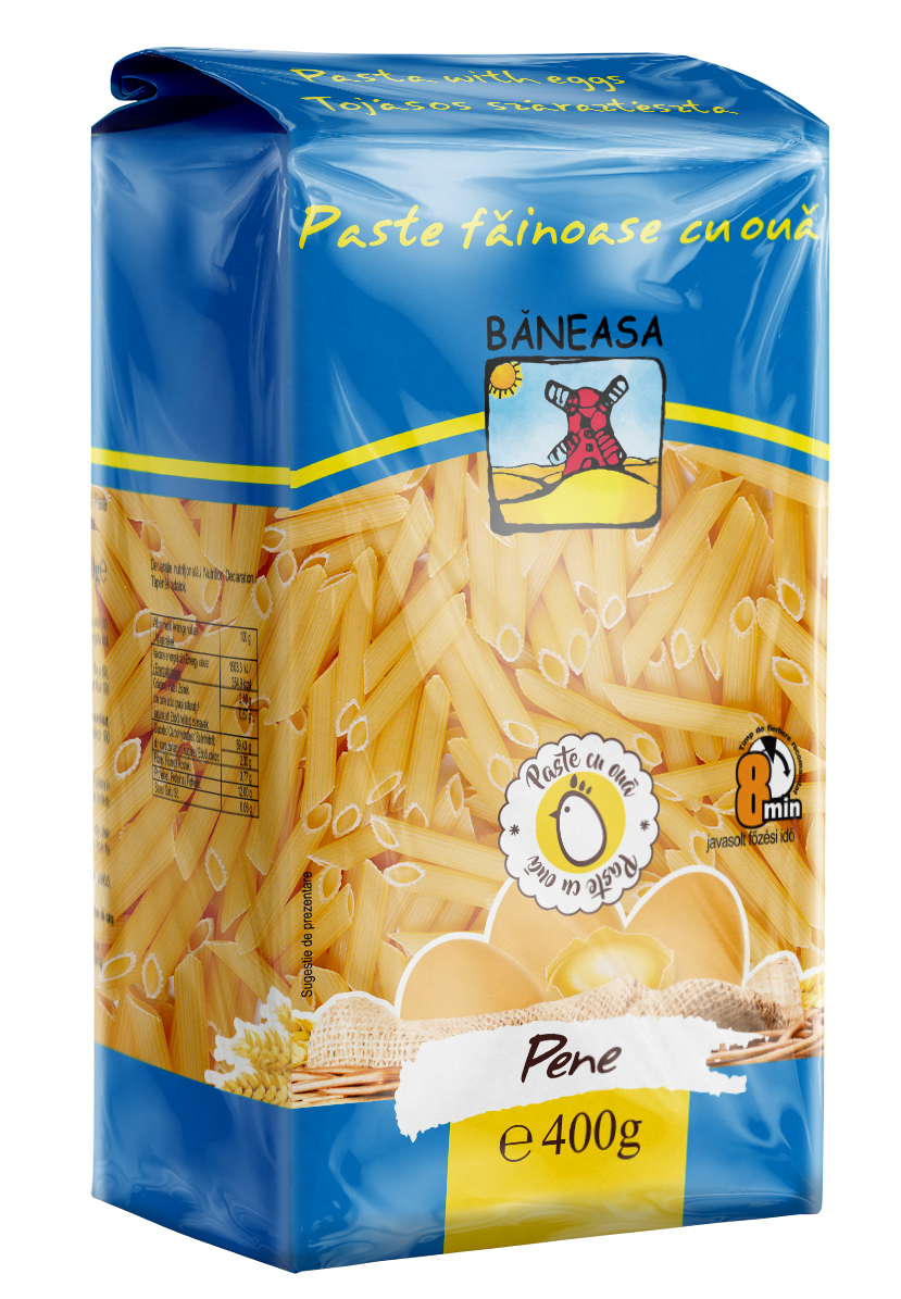 Baneasa Paste Penne Rigate 400G