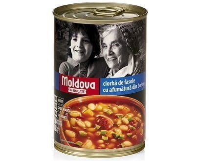 Moldova Ciorba De Fasole Cu Afumatura 400G