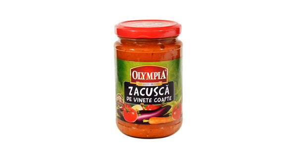 Olympia Zacusca Cu Vinete Coapte 580 Ml