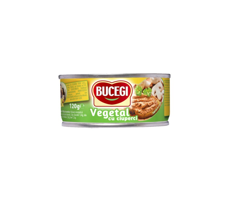 Bucegi Pate Vegetal Cu Ciuperci 120G