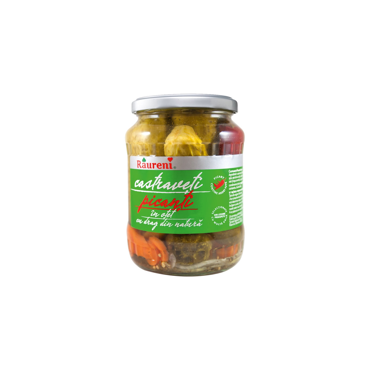 Raureni Castraveti Picanti In Otet 680G