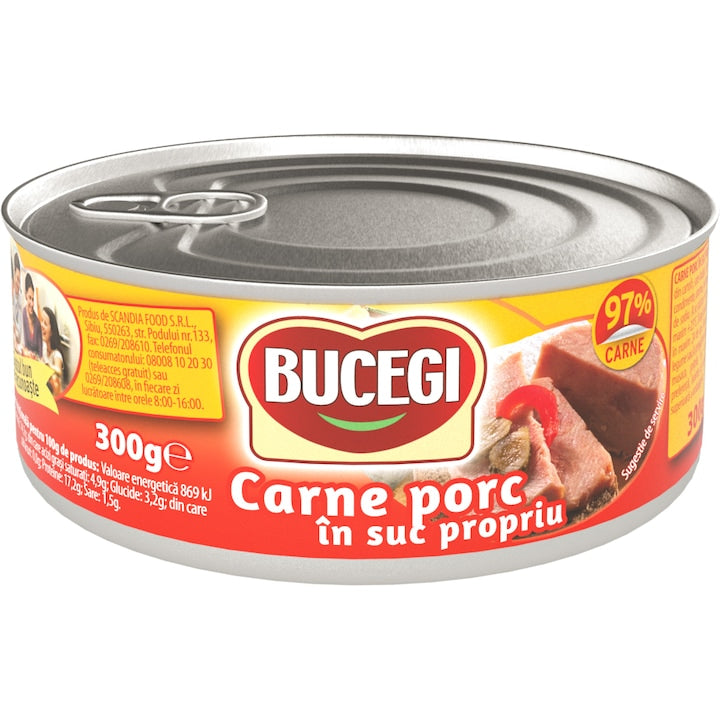 Bucegi Carne De Porc 300G