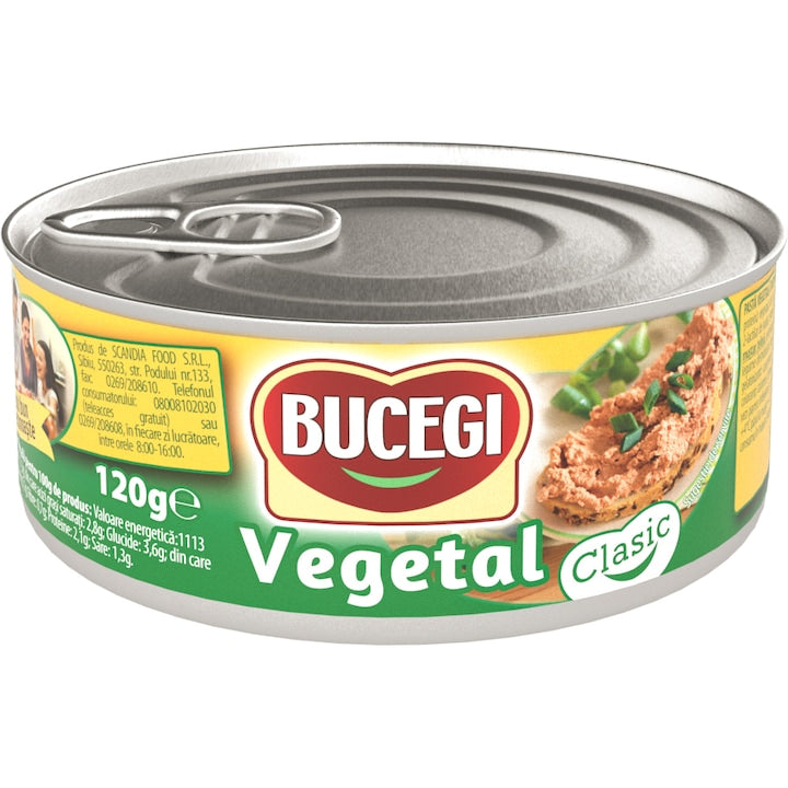 Bucegi Pate Vegetal 120G