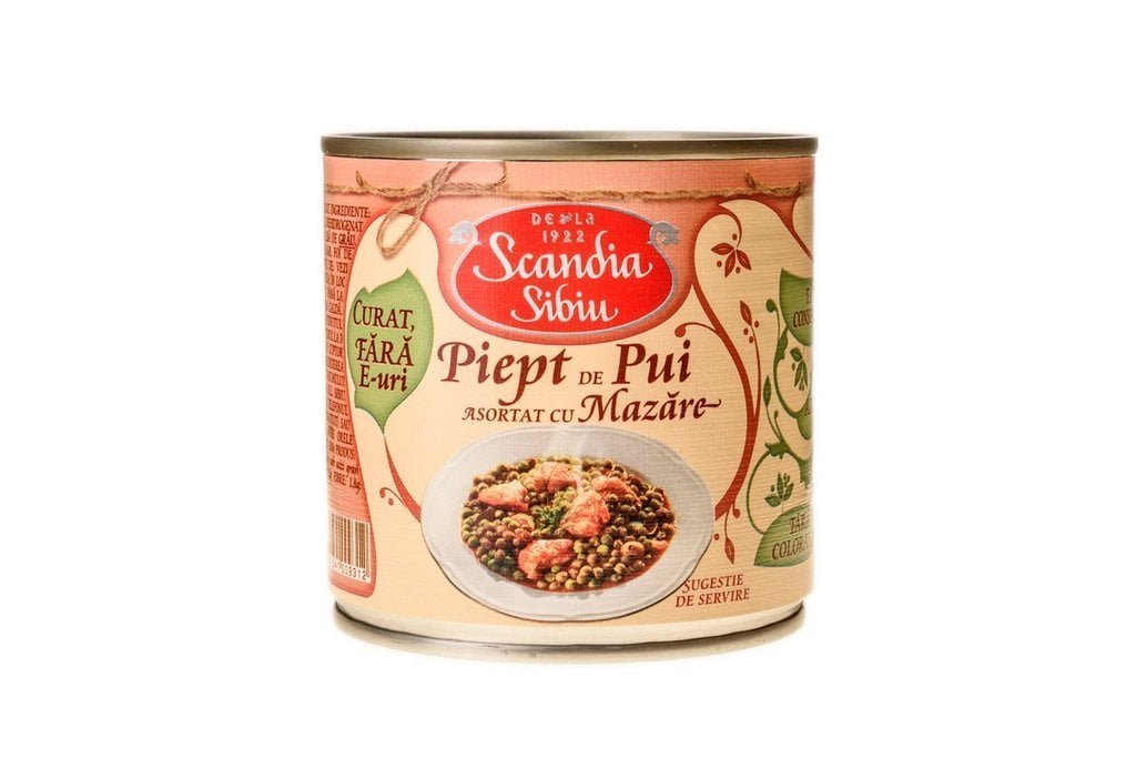 Scandia Piept De Pui Cu Mazare 400G