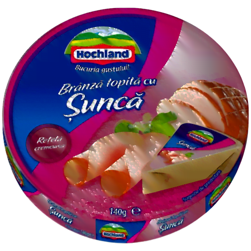 Hochland Branza Topita Triunghiuri Sunca 140G
